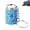 Blue, variant on Mini Coin Storage Keychain, 2-in-1 Mini Coin Storage Keychain with Secure Snap Closure for Parking Meter Coins