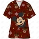 thumbnail image 3 of Camisetas navideñas de Minnie Mouse, ropa de mujer con cuello en V, camisetas de hospital, camisetas de Disney para mujer 2023, camiseta de uniforme de enfermera, camiseta de verano con bolsillo, 3 of 5