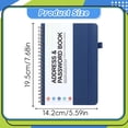 thumbnail image 4 of Notebook (B6) B6 Light Brown [Pen Holder + Rubber Band + Accordion Pocket],Password Address Book Coil Book Password Address Book Coil Book, 4 of 9