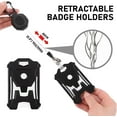 thumbnail image 2 of HX-CQHY Retractable Badge Reel Durable Heavy Duty, 31.5" Black, 2 of 7