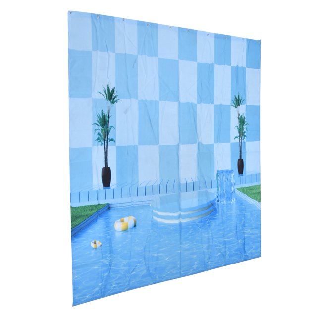 Cortinas decorativas para baño,Cortina de ducha impermeable, cortina de ducha fresca de verano, cortinas interiores diseñadas a medida