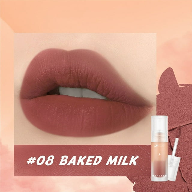 CYC Rouge à Lèvres Mat Boue à Lèvres Imperméable Longue Durée Anti-Taches de Velours Multi-Usage pour Lèvres et Joues Non Collant Ne s'Estompe Pas Gloss Maquillage Cosmétiques Officiel Directement