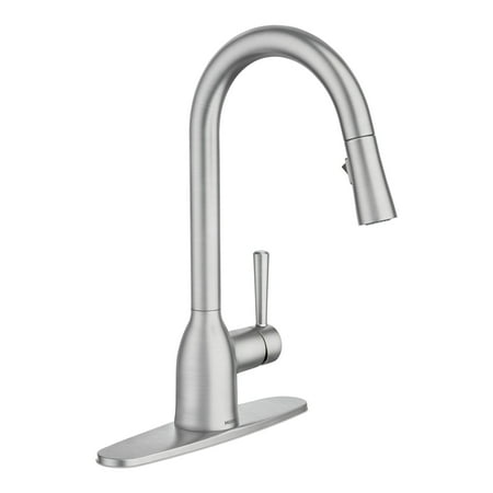 Moen 87233 Adler 1.5 GPM Single Hole Pull Down Kitchen Faucet - Spot Resist Stainless