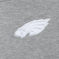 thumbnail image 4 of Women's Antigua  Heather Gray Philadelphia Eagles Victory Crew Pullover Sweatshirt, 4 of 4