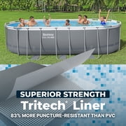 Bestway Steel Pro MAX 18 x 9 x 48 Metal Frame Above Ground Pool Set Pump, Ladder & Cover