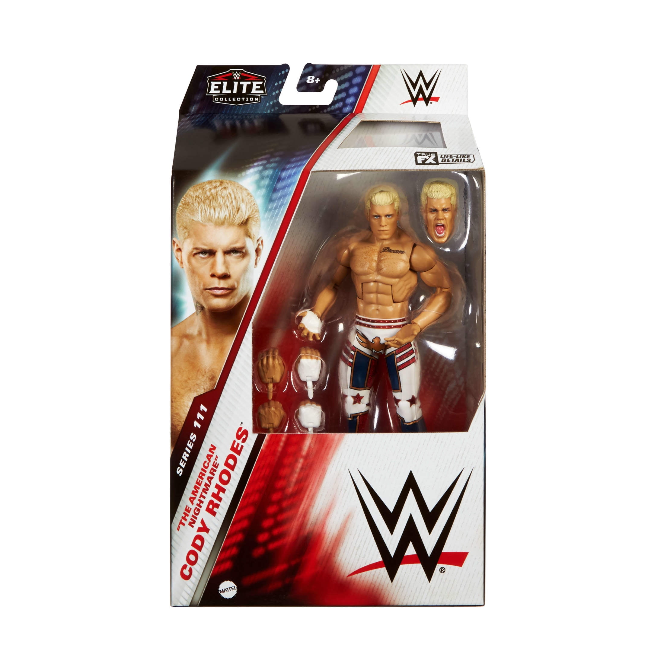 WWE Elite Cody Rhodes Action Figure, 6-inch Collectible Superstar with Articulation & Accessories