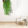 thumbnail image 2 of Baohd Artificial Leaves Garland Simulation Greenery Home Wall Hanging Plastic artificial Plant Vine Rattan, 2 of 9