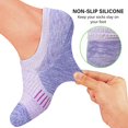 thumbnail image 3 of No Show Socks Womens Athletic Cushion Ankle Footies Low Cut 5-6 Pairs, 3 of 6