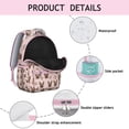 thumbnail image 4 of German Shepherd and Flowers Backpack for School,Cute School Bag,Schoolbag with Adjustable Shoulder Straps & Padded Back,15.3"x11"x7.1".﻿, 4 of 6