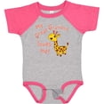 thumbnail image 3 of Inktastic My Great Grandma Loves Me Cute Giraffe Boys or Girls Baby Bodysuit, 3 of 5