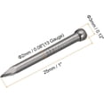 thumbnail image 2 of czcpp-Finishing Nails 150pcs 25mm 1 Inch Hand-Drive Hardware Carbon Steel Nail Lost Head Nails, Silver, 2 of 4