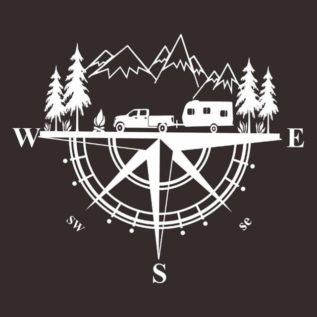 Zorion Car Sticker Decal Accessories Stylish Funny Decoration for Bus Truck RV White