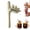 Black, variant on Ceramic Drinking Straw Reusable Toe Shaped Straw, Novelty Party Straw in Mixed Colors