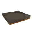thumbnail image 4 of COVERS&ALL Sandbox Cover 18 Oz Waterproof - Sandpit Cover 100% Weather Resistant with Metal Grommets (70" W x 70" D x 8" H Inches, Black), 4 of 7