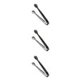thumbnail image 2 of Shengyu Sugar Tong Portable Reusable Washable Solid Color Ice-cube Picker Indoor Kitchen Restaurant Food Serving Tool Clip Black 3Set, 2 of 6