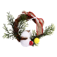 thumbnail image 3 of Christmas Wreath Ornament Xmas Welcome Rattan Hanging Decor The Garland Tree, 3 of 5