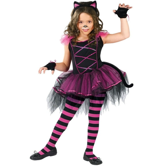 Fun World Caterina Ballerina Cat Girls Child Costume