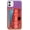 Red, variant on SKYLAR Stick-On Phone Wallet with Adjustable Finger Strap, 2-Pocket ID & Credit Card Holder, Blue