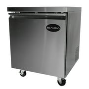 Heavy Duty Commercial 27 One Door Undercounter Refrigerator