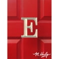 thumbnail image 1 of Michael Healy Designs MHME2 Monogram Letter E Door Knocker, Nickel, 1 of 1