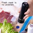 thumbnail image 1 of Sellador al vacío automático Sistema de sellado de aire, sellador al vacío de alimentos, fácil de utilizar Conservación de alimentos Selladores de Negro Macarena Máquina selladora al vacío, 1 of 8