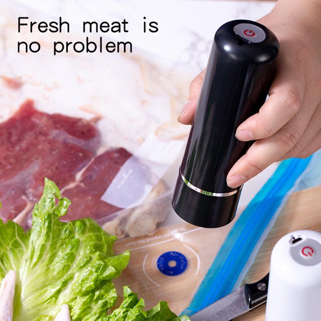Sellador al vacío automático Sistema de sellado de aire, sellador al vacío de alimentos, fácil de utilizar Conservación de alimentos Selladores de Negro Macarena Máquina selladora al vacío