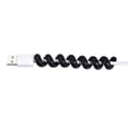 thumbnail image 4 of Uxcell Cord Organizer Black Wire Management for Camera Flexible Cord Keeper Lightweight Spiral Holders 4 Pack, 4 of 5