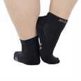 thumbnail image 4 of 5XL Extra Large Mojo Men Womens Ankle Support Socks 20-30mmHg - Black, 5X-Large, 4 of 9