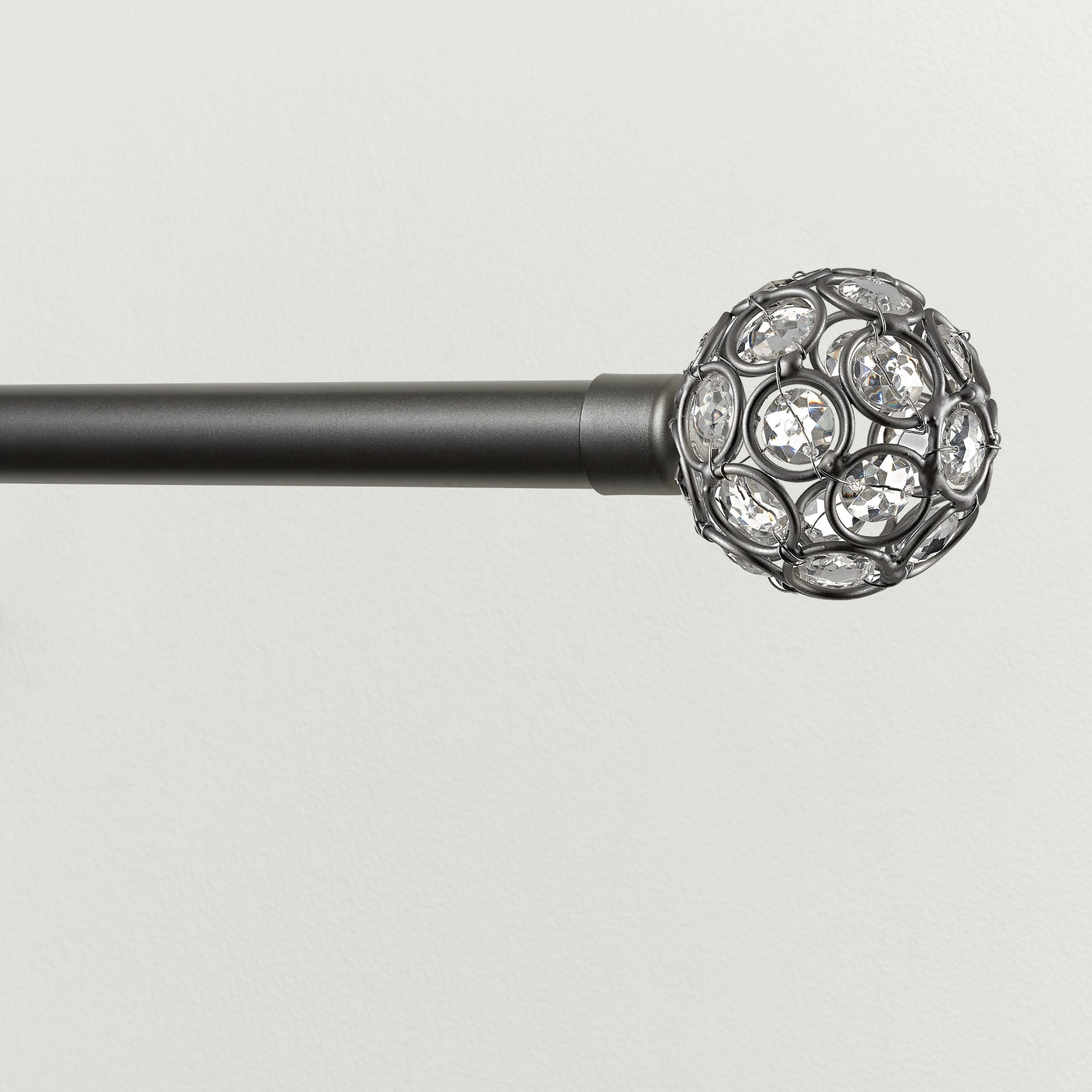Exclusive Home Contemporary, Modern Matte Ball Adjustable Set, 66 in - 120 in