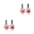 thumbnail image 2 of tredstone Gift Choice Exquisite Handmade Enamel Drop Earrings In Silver Premium Silver Earrings For Women 2Set, 2 of 6