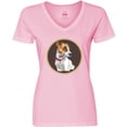 thumbnail image 3 of Inktastic Jack Russell Terrier Dog Art Women's V-Neck T-Shirt, 3 of 5