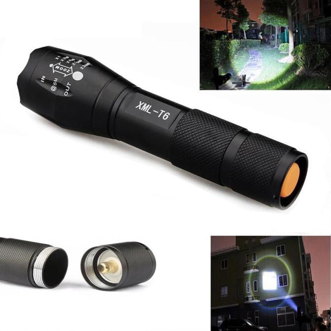 LOT3 Bright 50000LM 5Modes LED Flashlight Zoom 18650 Focus Torch Lamp 