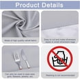 thumbnail image 4 of 1pc Velvet Silver Polishing Cloth Jewelry Cleaning Cloth Sterling Silver Anti-Tarnish Cleaner Rectangle Light Grey 200x150x0.04cm, 4 of 6