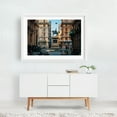 thumbnail image 2 of Piazza Giovanni Bovio - Naples Campania Italy Photography White Framed Wall Art Print 16 x 24 inches, 2 of 3