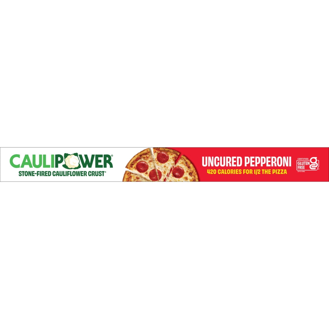 CAULIPOWER Uncured Pepperoni Stone-Fired Cauliflower Crust Pizza, 11.3 oz, Gluten-Free, Frozen