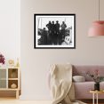thumbnail image 3 of Historic Framed Print, [Roald Englebregt Gravning Amundsen, 1872-1928, full length, standing, facing front, and his crew on board the GJøA", Nome, Sept. 1, 1906]", 17-7/8" x 21-7/8", 3 of 9