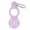 Purple, variant on Water Bottle Carrier Hanging Buckle Wear Resistant Lightweight Mini Size Outdoor Travel Silicone Water Bottle Holder