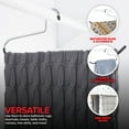 thumbnail image 7 of Blanket Hangers (3 Pack) - Stainless Steel Quilt Hangers with Vinyl Non-Slip Coating - Holds Up To 40 Lbs - Heavy Duty Hangers for Closet Storage, Comforters, Bedding, Towels, Rugs - Stock Your Home, 7 of 7