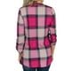 thumbnail image 3 of Camisas a Cuadros Jersey Cuello en V Manga Larga Casual Bloque de Color Moda Camisa a Cuadros Túnica para Mujer Púrpura S, 3 of 7
