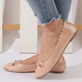 thumbnail image 5 of Sngxgn Women's Ballet Flats Ballerina Shoes Comfort Slip on Flat Shoes(Pink,40), 5 of 8