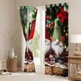 thumbnail image 3 of Manfei Cartoon Gnome Curtains Pack of 2 (42x84 Each),Merry Xmas Gifts Curtains Blackout,Happy New Year Bedroom Curtains For Kids,Microfiber Bedroom Decor, 3 of 6