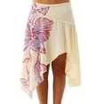 thumbnail image 2 of Women High Waist Asymmetrical Hem Skirt, Flowy Midi Skirt, Casual A-Line Skirt, 2 of 7