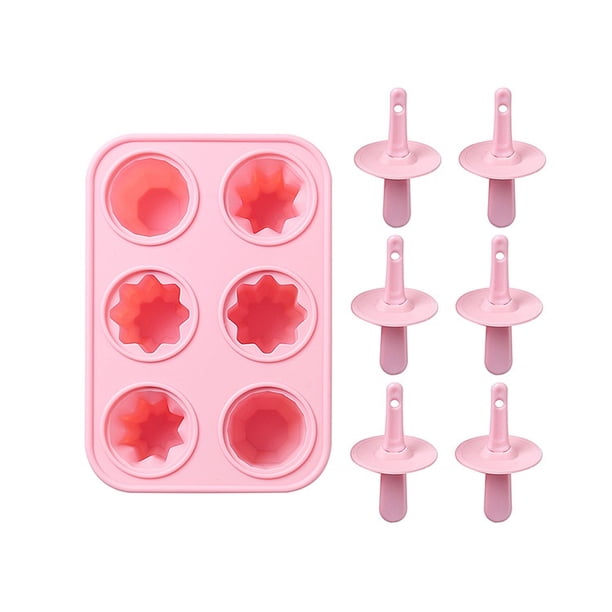 Juego de moldes for paletas de helado de silicona de 6 piezas DIY - Fabricante de paletas hecho a mano for deliciosos dulces congelados