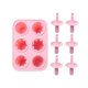 thumbnail image 1 of Juego de moldes for paletas de helado de silicona de 6 piezas DIY - Fabricante de paletas hecho a mano for deliciosos dulces congelados, 1 of 2