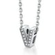thumbnail image 1 of Silvora mujer plata esterlina inicial collar con chispeante circonita cúbica, letra V colgante collar para niñas adolescentes encanto joyería de cumpleaños, 1 of 8