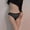 Black, variant on Womens Underwear Low Waist Mesh Lace Breathable Cheeky Briefs High Cut Stretch No Show Soft Lightweight Hipster Briefs Blue L