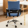 thumbnail image 7 of ZenCart Computer Chair Cover Split Stretchy Office Chair Cover Universal Desk Task Chair Cover Fitted Slipcover for Home Office Rotating Chair, 7 of 7