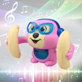 thumbnail image 3 of Juguetes musicales eléctrico para gatear, juguete para bebé, Control , caminar, , rollo de 360 degree y brillo para , bebés, Rosa Sunnimix Juguetes electrónicos de mono, 3 of 8
