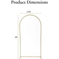 thumbnail image 2 of Metal Arch Backdrop Stand Wedding Balloon Arched Frame With Water Injection Base For Birthday Party Bridal Baby Shower Ceremony Decoration, 2 of 8