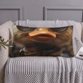 thumbnail image 6 of Disketp Vintage Gentleman Duck Pillowcase, Queen Size Pillow Cases for Bedroom,Office,Sofa, Pillow Cover with Envelope Closure - 20x36in, 6 of 7